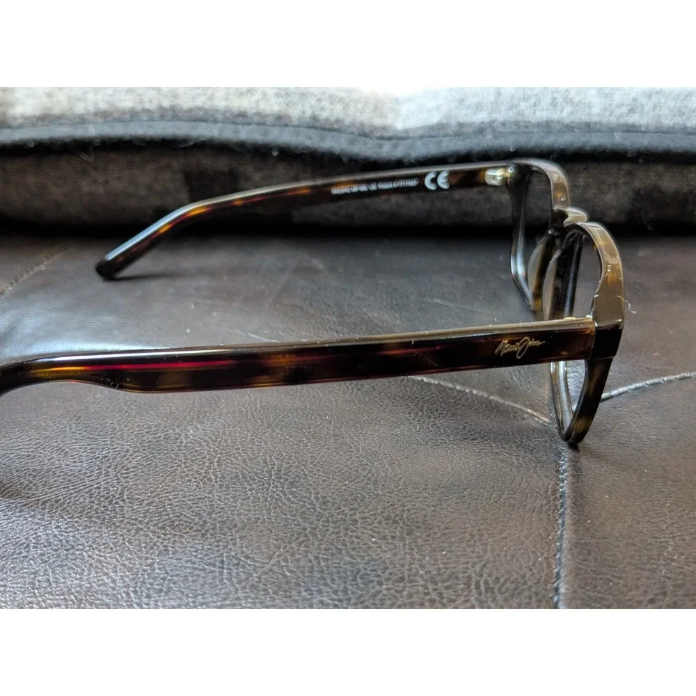 MAUI JIM MJO753-10 50mm Brown Havana Tortoise Eyeglasses Frames Japan